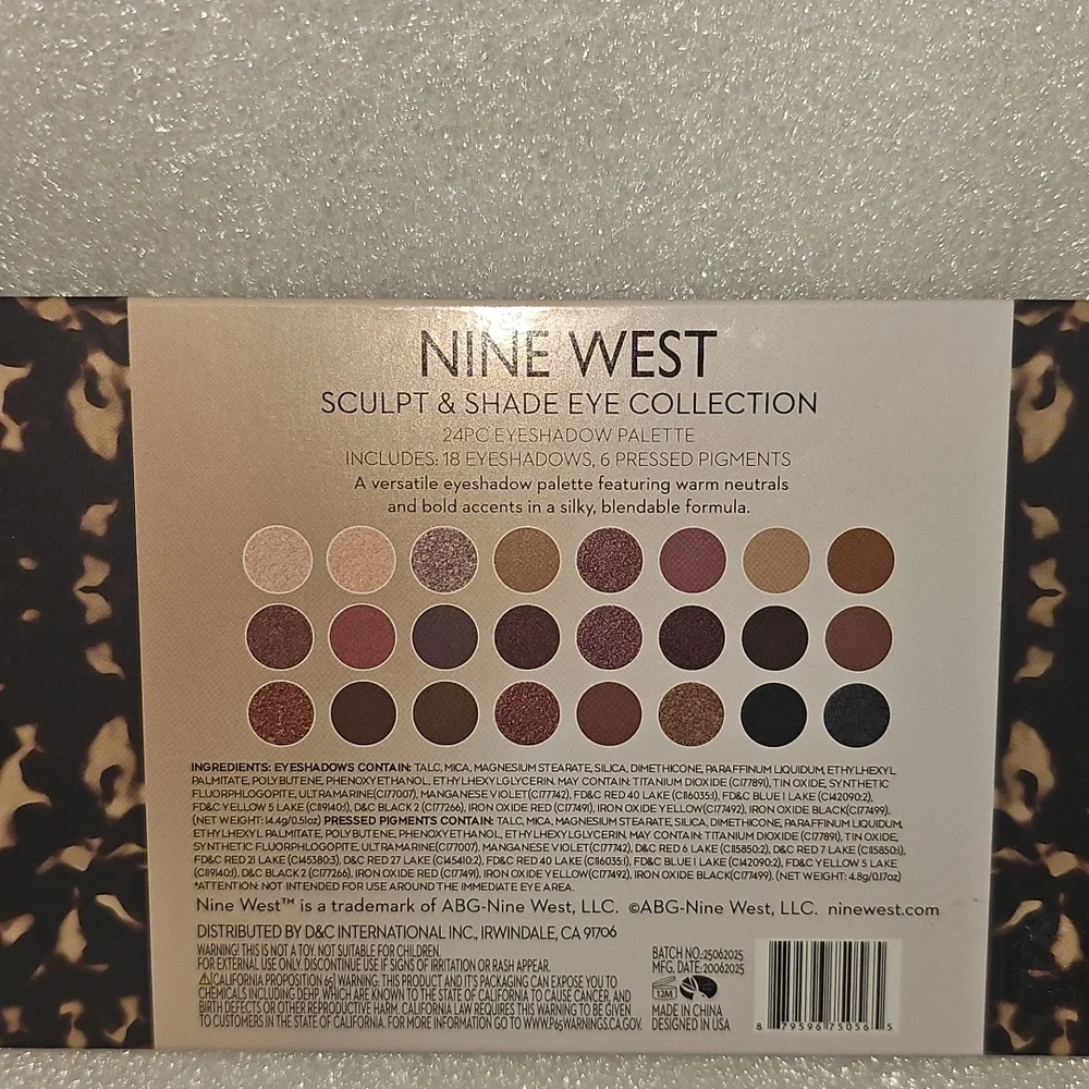 Nine West Sculpt & Shade Eye Collection - Multi-Color 24PC Eyeshadow Palette